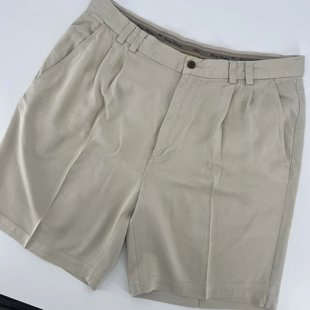 Mens Off White Tommy Bahama Shorts Relax Fit sz 35